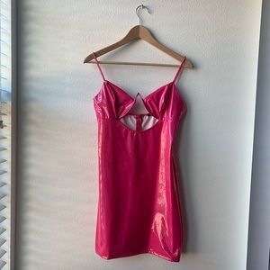 Latex Mini Dress